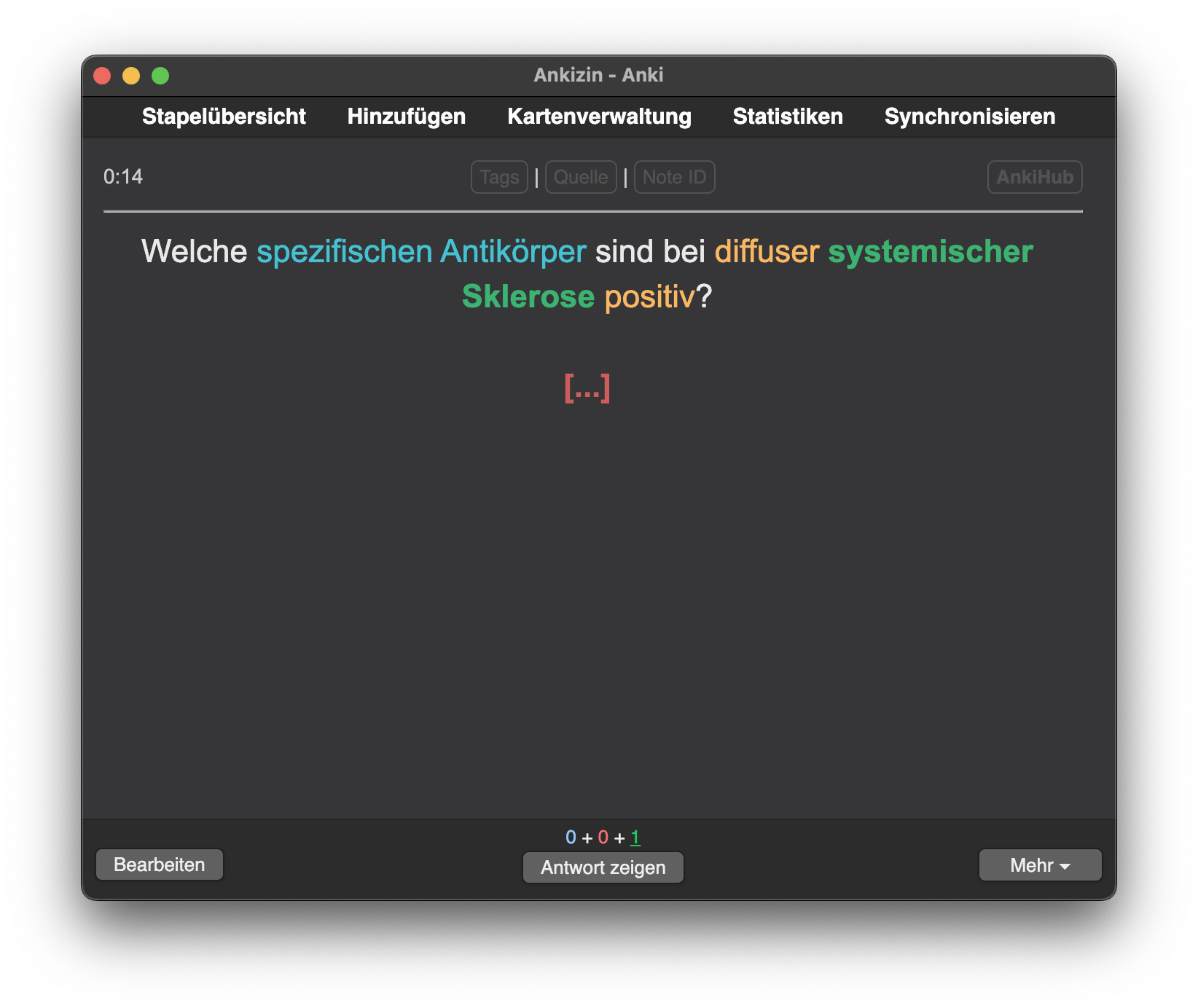 Ankizin Anki Karten F r Das Medizinstudium